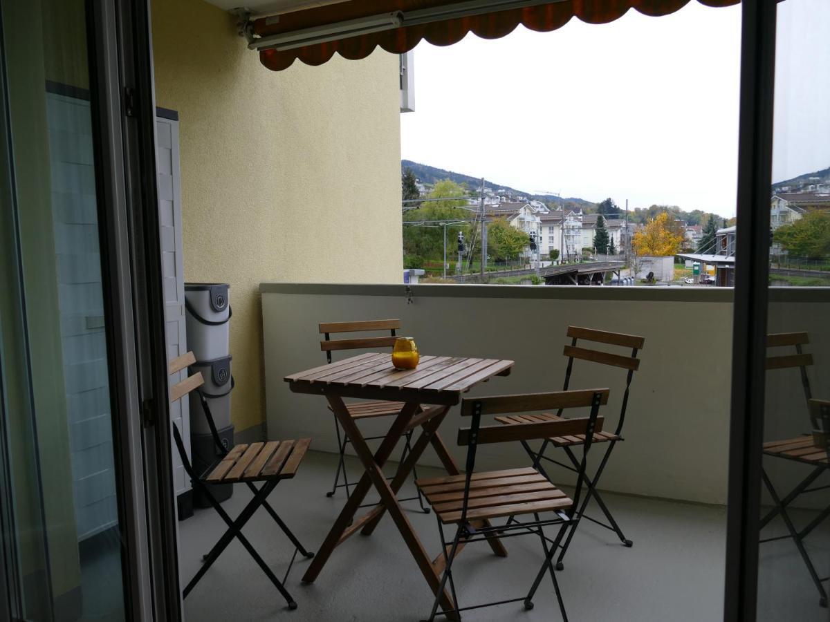 Helles Appartement in Seenähe Staad Extérieur photo